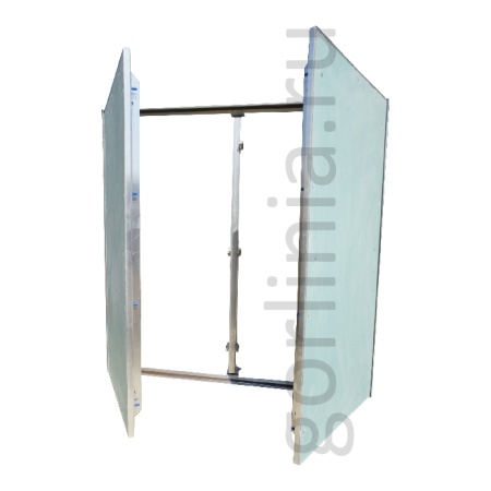 Люк под покраску Гиппократ 800п*800 двухдверный стеновой стеновой